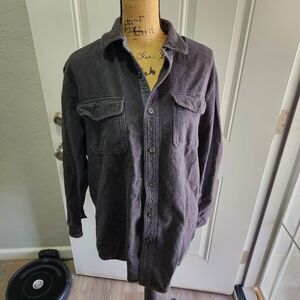 Grizzley Mountain Button Down Shirt Mens SZ Large Flannel Workwear Outdoors